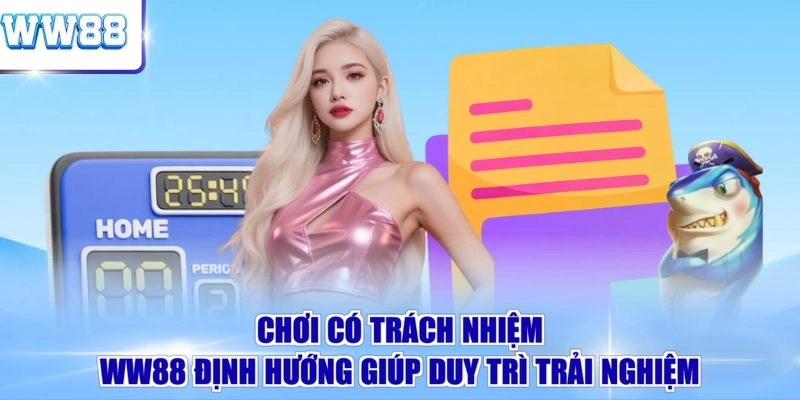 Chơi có trách nhiệm WW88 định hướng giúp duy trì trải nghiệm 