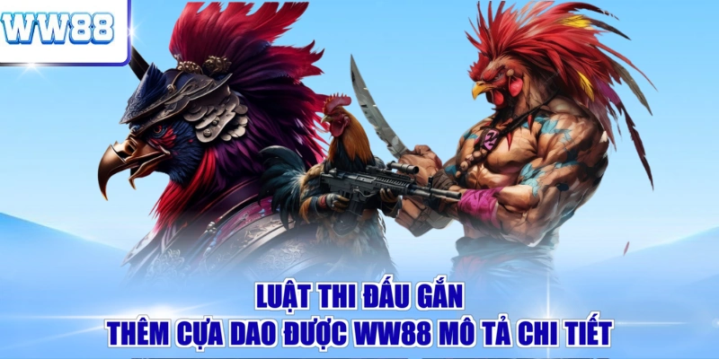 Luật thi đấu gắn thêm cựa dao được WW88 mô tả chi tiết
