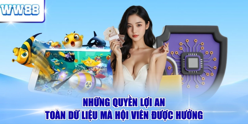 Những quyền lợi an toàn dữ liệu mà hội viên được hưởng